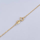 Cadena Morse 1.45gr / 44.5cm / 0.5mm Oro Amarillo +3 18K &