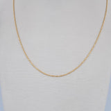 Cadena Morse 1.45gr / 44.5cm / 0.5mm Oro Amarillo +3 18K &