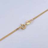 Cadena China 2.85gr / 59.6cm / 1.3mm Oro Amarillo +1 18K $