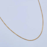 Cadena Veneciana 1.75gr / 45cm / 0.6mm Oro Amarillo +3 18K &