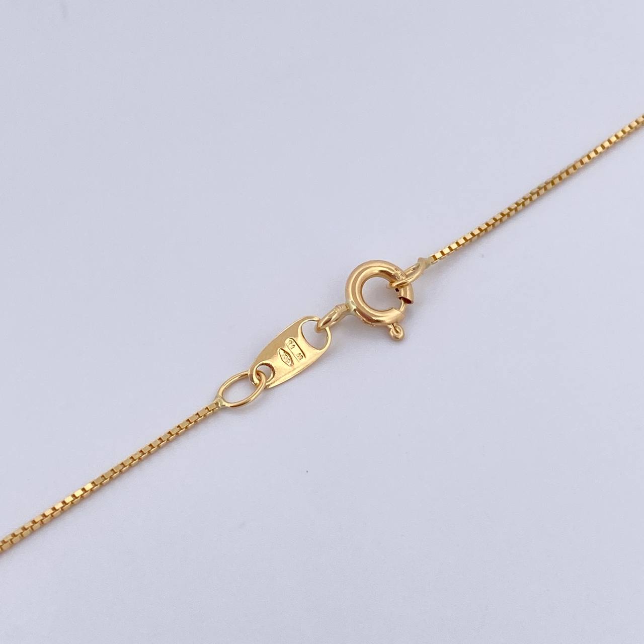 Cadena Veneciana 1.8gr / 45cm / 0.6mm Oro Amarillo +3 18K &