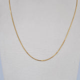 Cadena Veneciana 1.8gr / 45cm / 0.6mm Oro Amarillo +3 18K &