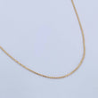Cadena Militar 1.25gr / 45cm / 0.6mm Oro Amarillo +3 18K &