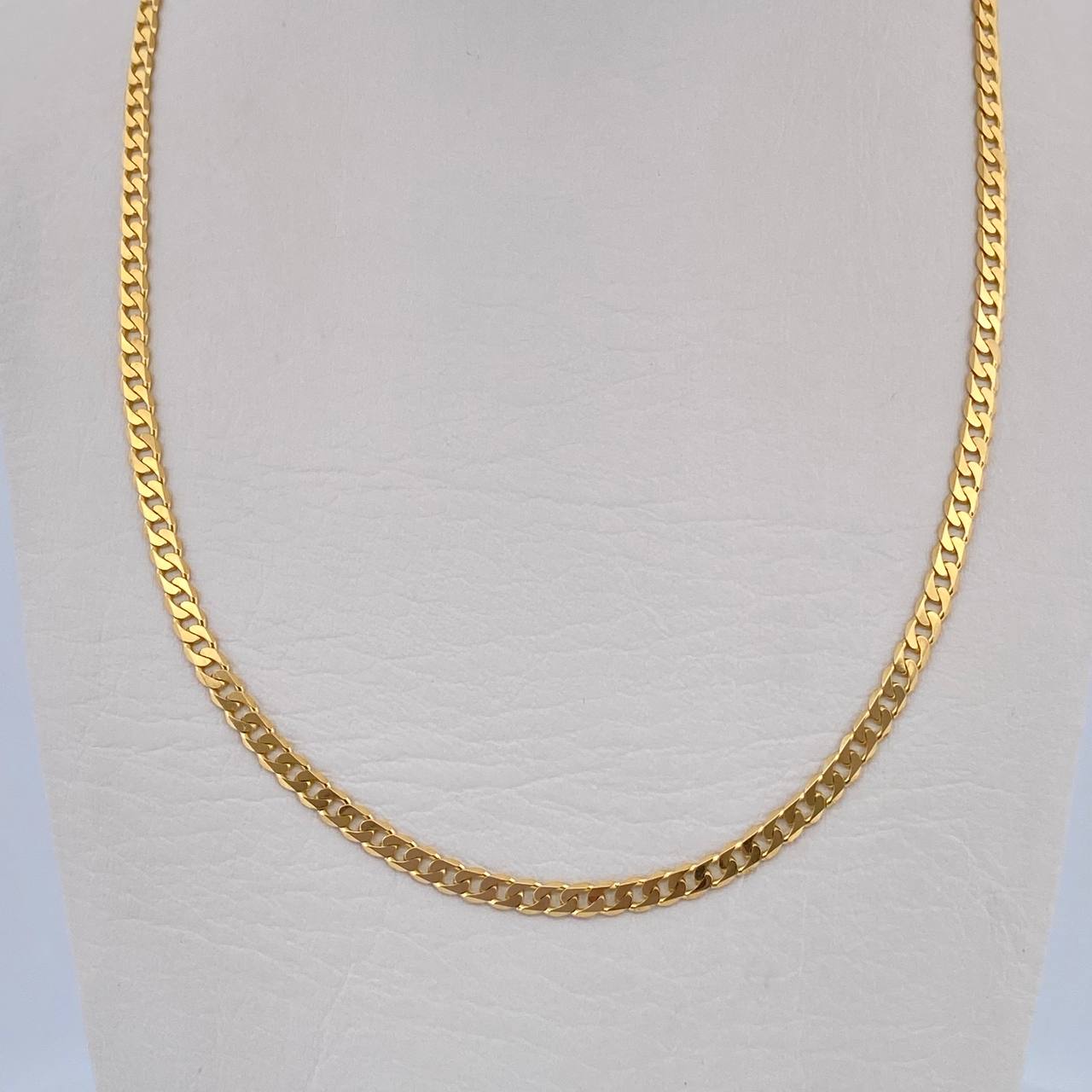 Cadena Cubana  7.95gr / 50.4cm / 3mm Oro Amarillo +0 18K $