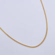 Cadena Mini Cubana 2.4gr / 45.7cm / 1.1mm Oro Amarillo +1 18K $