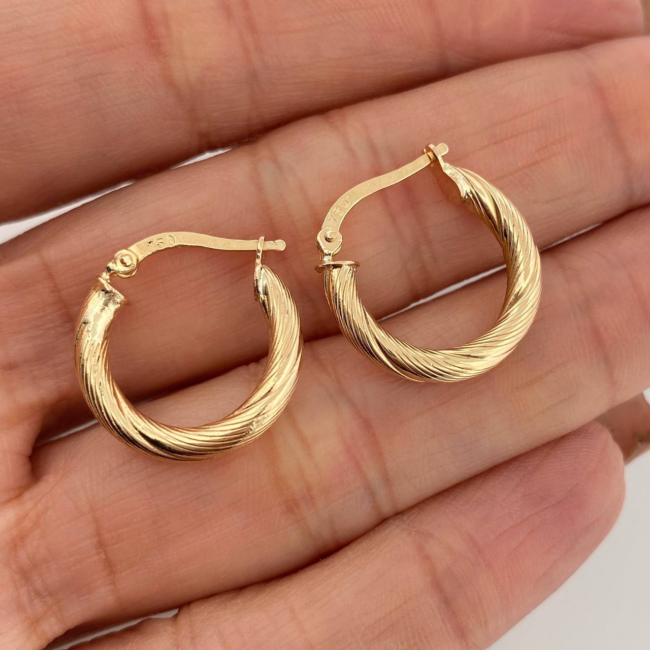 Candongas Rudi 2.05 g / 2 cm Oro Amarillo 18K