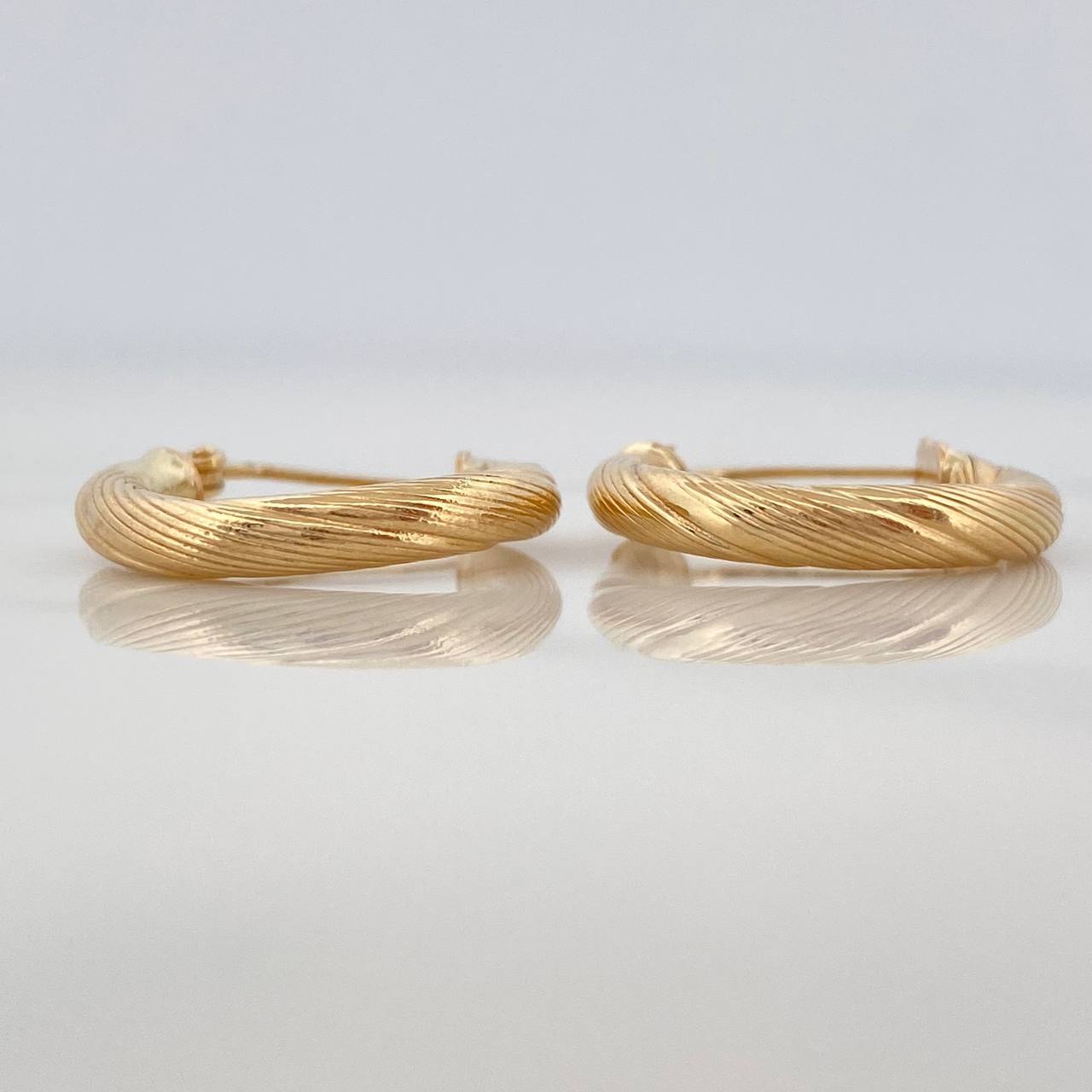 Candongas Rudi 2.05 g / 2 cm Oro Amarillo 18K