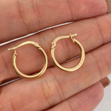 Candongas Jass 1.5 g / 1.7 cm Oro Amarillo 18K