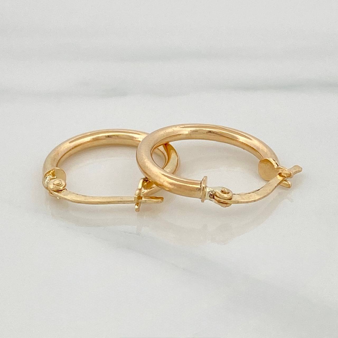Candongas Jass 1.45 g / 1.7 cm Oro Amarillo 18K