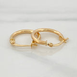 Candongas Jass 1.5 g / 1.7 cm Oro Amarillo 18K