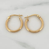 Candongas Jass 1.45 g / 1.7 cm Oro Amarillo 18K