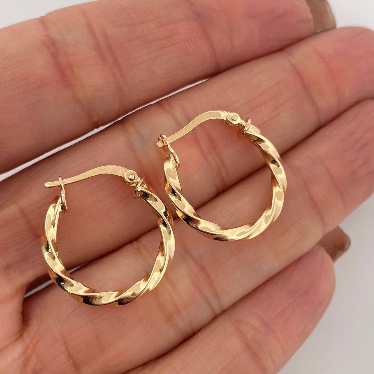 Candongas Lupe 1.95 g / 2.2 cm Oro Amarillo 18K