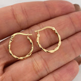 Candongas Mary 1.2 g / 1.7 cm Oro Amarillo 18K