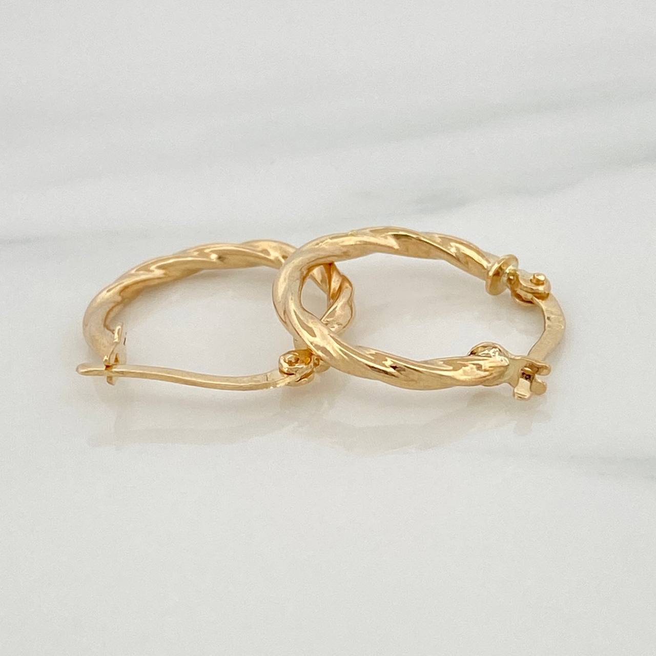 Candongas Mary 1.2 g / 1.7 cm Oro Amarillo 18K