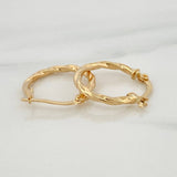 Candongas Mary 1.2 g / 1.7 cm Oro Amarillo 18K