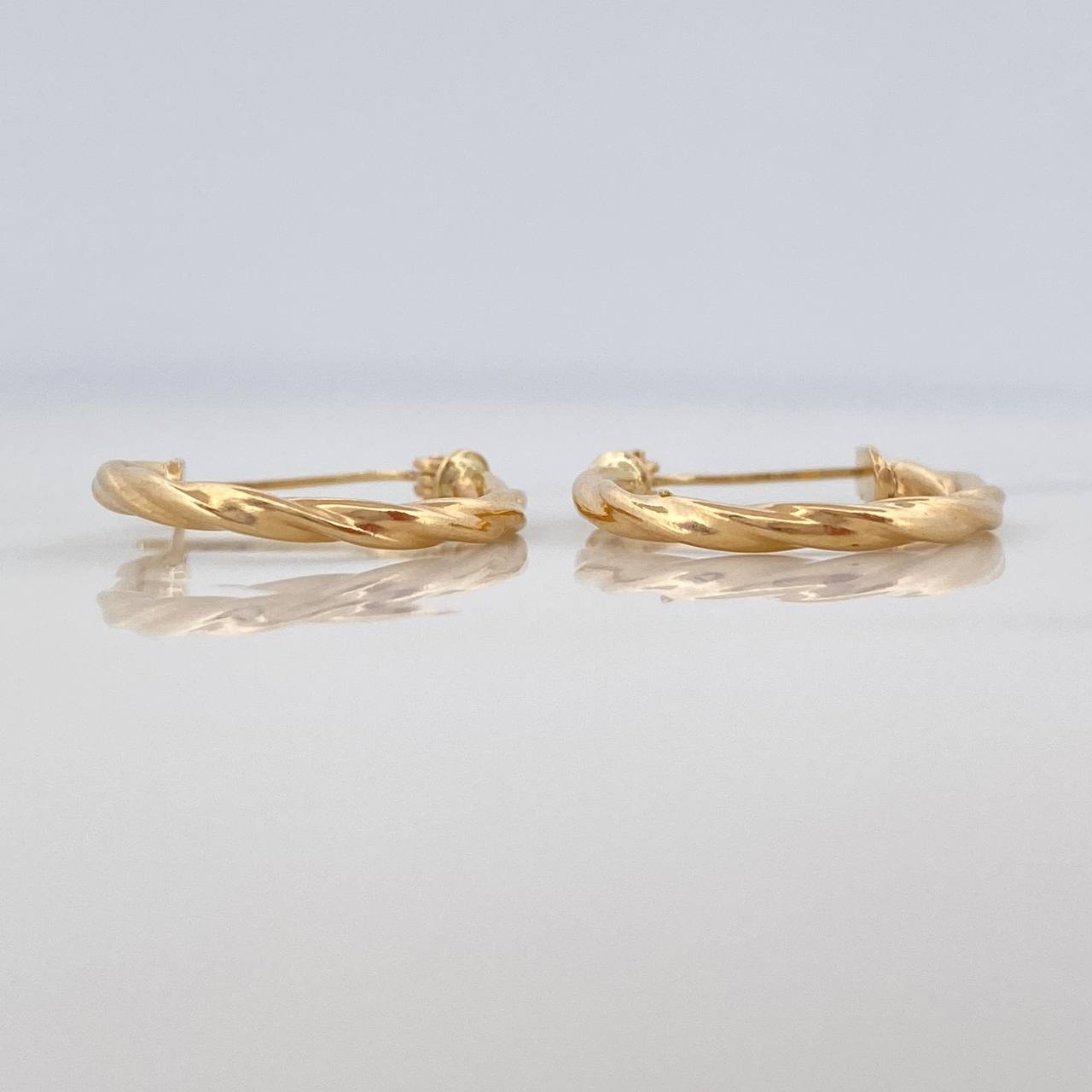 Candongas Mary 1.2 g / 1.7 cm Oro Amarillo 18K