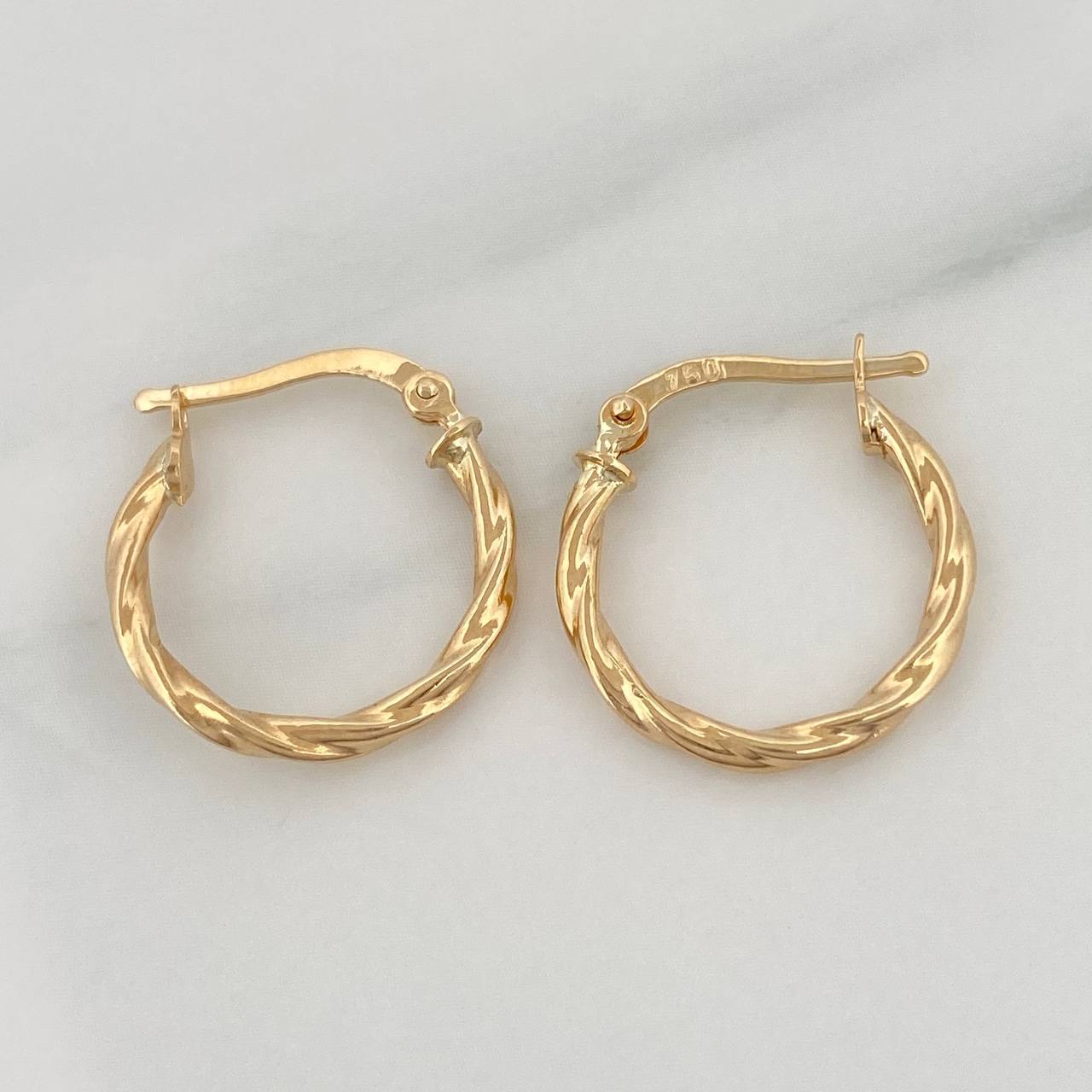 Candongas Mary 1.2 g / 1.7 cm Oro Amarillo 18K