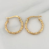 Candongas Mary 1.2 g / 1.7 cm Oro Amarillo 18K