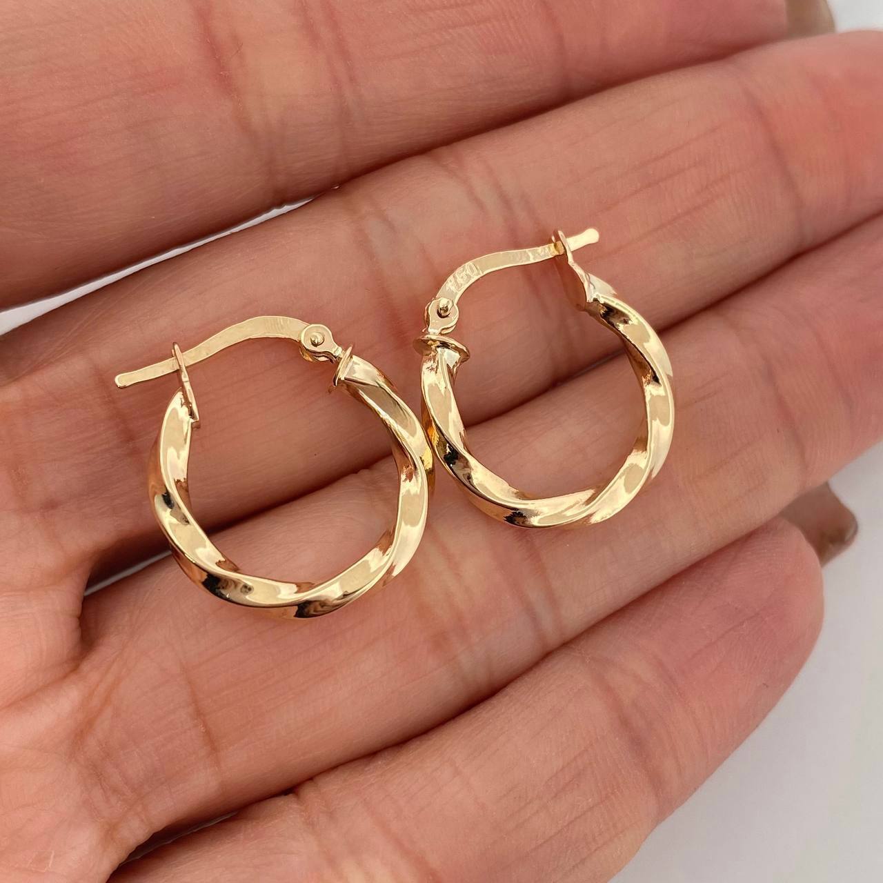 Candongas Kari 1.85 g / 2 cm Oro Amarillo 18K