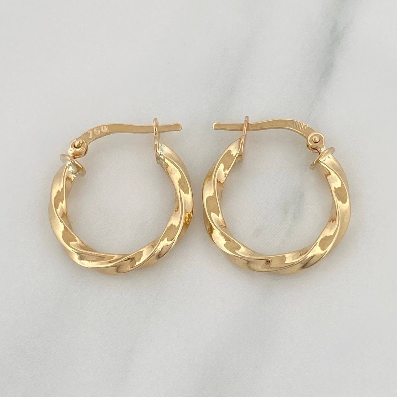 Candongas Kari 1.85 g / 2 cm Oro Amarillo 18K