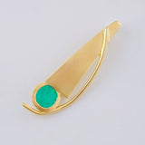 Dije Delta Abstracta Esmeralda 29Pts 1.4 g / 2.5 cm Oro Amarillo 18K