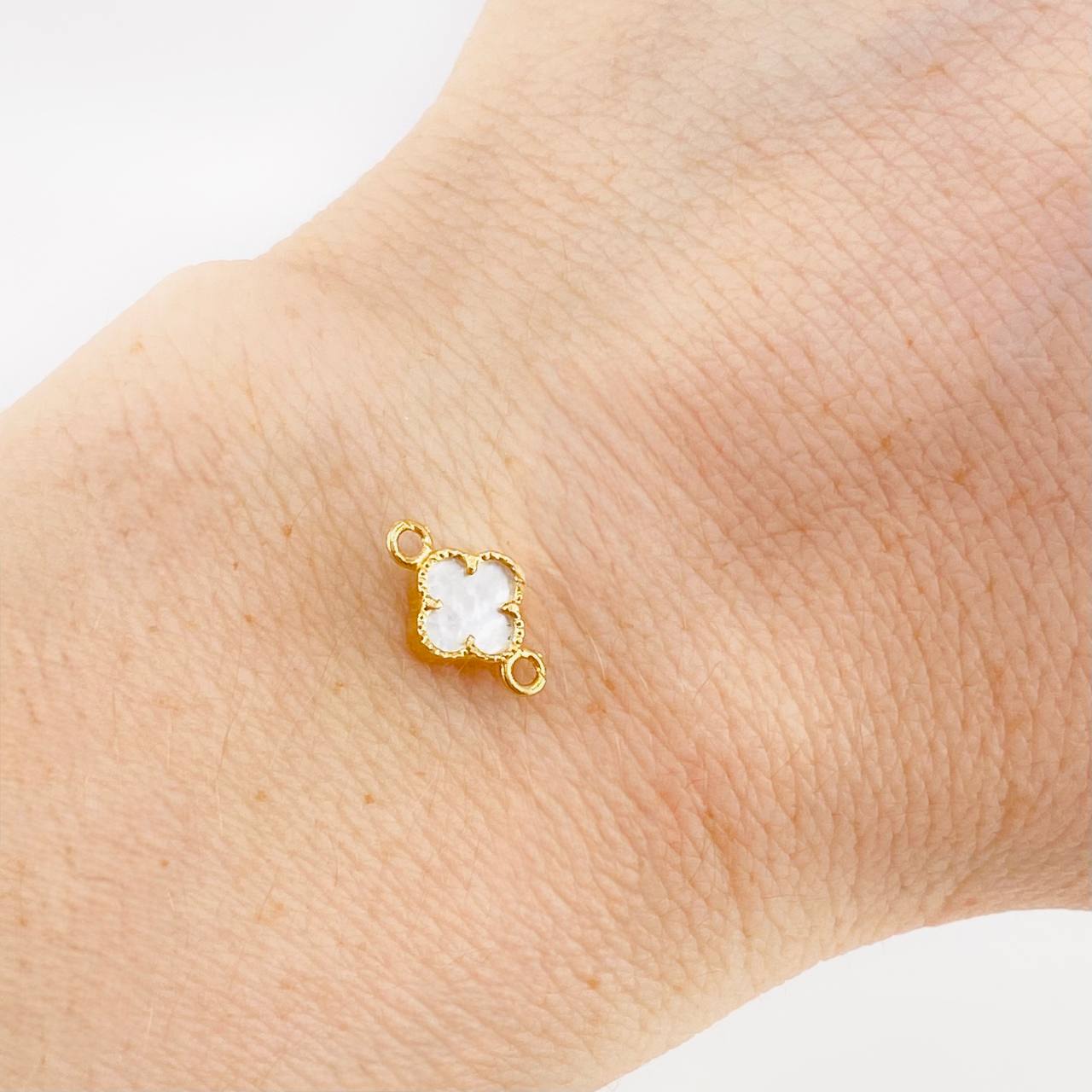 Herraje Trebol 0.5 g / 1.2 cm Oro Amarillo 18K