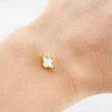 Herraje Trebol 0.5 g / 1.2 cm Oro Amarillo 18K