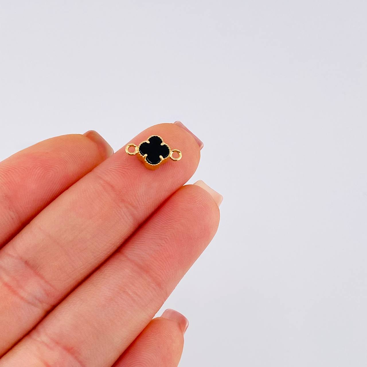 Herraje Trebol 0.5 g / 1.2 cm Oro Amarillo 18K