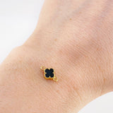 Herraje Trebol 0.5 g / 1.2 cm Oro Amarillo 18K