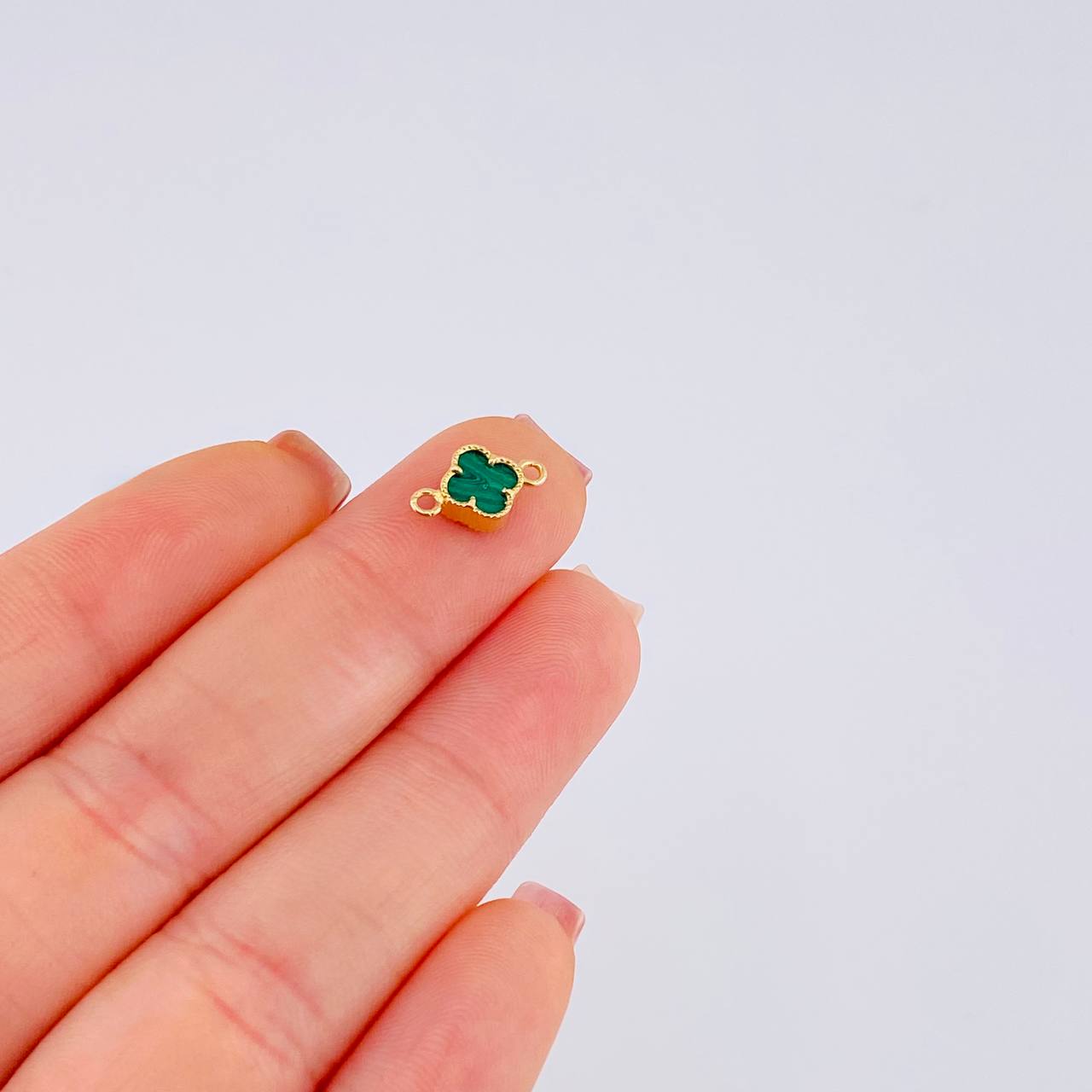 Herraje Trebol 0.5 g / 1.2 cm Oro Amarillo 18K