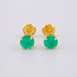 Topos Cuatro Garras Esmeralda 42Pts 1.15 g / 4.7 mm Oro Amarillo 18K