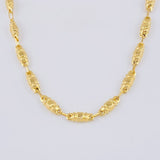 Cadena Rustica Cilindro 7.75 g / 60.8 cm / 3.75 mm Oro Amarillo 18K