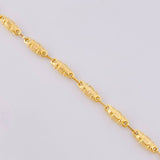 Cadena Rustica Cilindro 8.05 g / 61.5 cm / 3.75 mm Oro Amarillo 18K