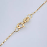 Set Veneciana+Ardilla Esmeralda 05 Pts 1.4gr / 49.8cm / 0.5mm Oro Amarillo 18K %