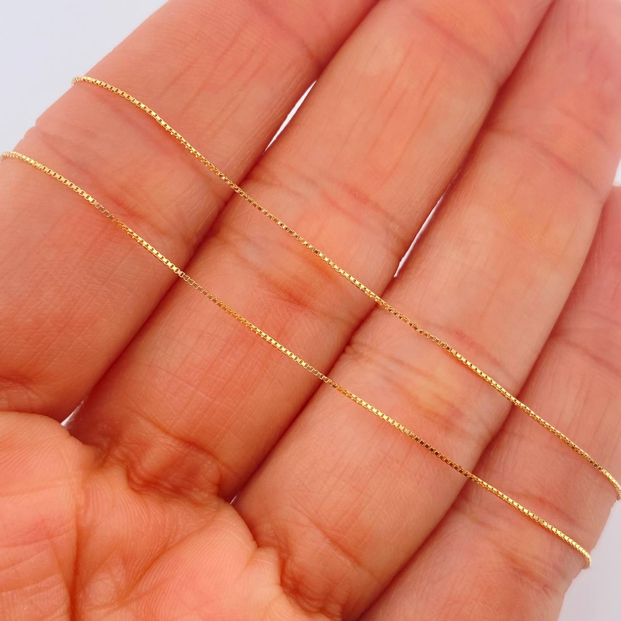 Set Veneciana+ Redonda Esmeralda 23 Pts 1.3gr / 50cm / 0.45mm Oro Amarillo 18K %