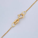 Set Veneciana+ Redonda Esmeralda 18 Pts 1.25gr / 50cm / 0.45mm Oro Amarillo 18K %