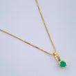Set Veneciana+ Redonda Esmeralda 23 Pts 1.3gr / 50cm / 0.45mm Oro Amarillo 18K %