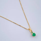 Set Veneciana+ Redonda Esmeralda 23 Pts 1.3gr / 50cm / 0.45mm Oro Amarillo 18K %