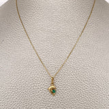 Set Veneciana+Delfin Esmeralda 08 Pts 1.4gr / 50.8cm / 0.46mm Oro Amarillo 18K %
