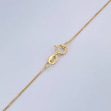 Set Veneciana+Sirena Esmeralda 03 Pts 1.3gr / 50cm / 0.45mm Oro Amarillo 18K %