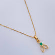 Set Veneciana+Sirena Esmeralda 03 Pts 1.3gr / 50cm / 0.45mm Oro Amarillo 18K %