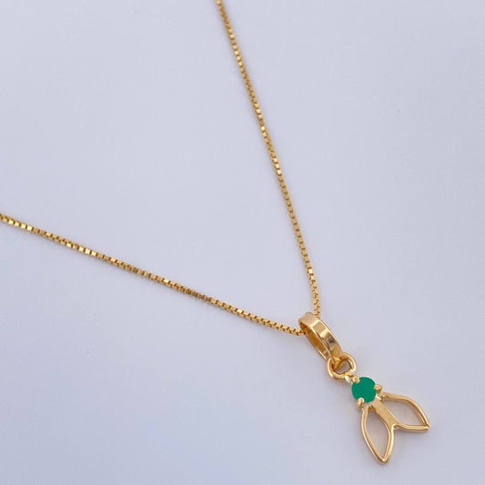 Set Veneciana+Sirena Esmeralda 03 Pts 1.3gr / 50cm / 0.45mm Oro Amarillo 18K %