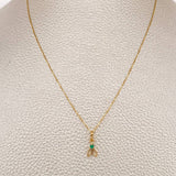 Set Veneciana+Sirena Esmeralda 03 Pts 1.3gr / 50cm / 0.45mm Oro Amarillo 18K %