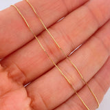 Set Veneciana+Mano Esmeralda 08 Pts 1.4gr / 50.3cm / 0.53mm Oro Amarillo 18K %