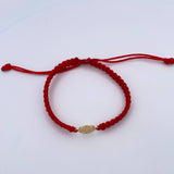 Pulsera Roja San Benito 0.7gr / Oro Amarillo 18K &