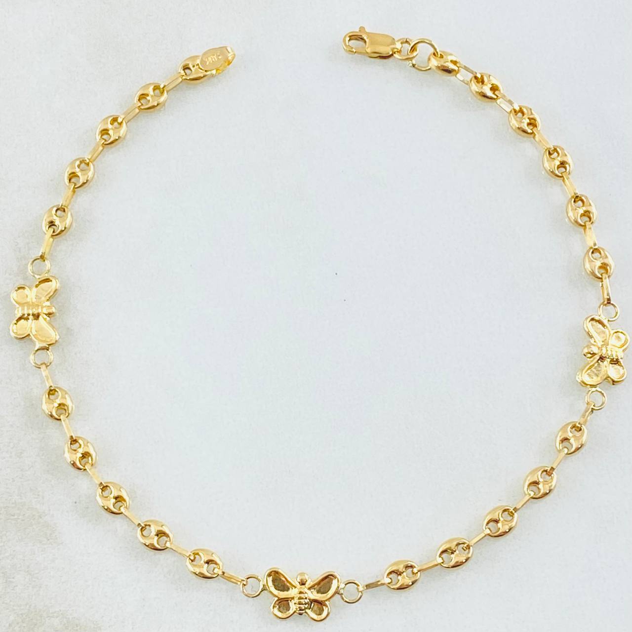 Pulso GC Mariposa 2.25gr / 18cm / Oro Amarillo 18K *