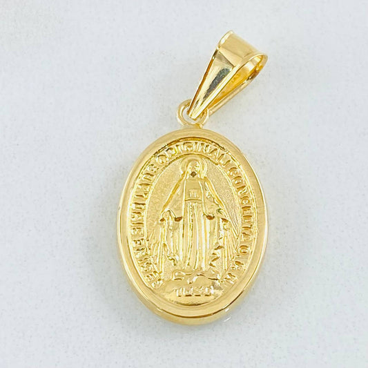 Dije Virgen Milagrosa 1.7gr / 2.8cm / Oro Amarillo 18K *