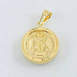 Dije San Benito 1.65gr / 2.5cm / Oro Amarillo 18K ©