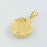 Dije San Benito 1.5gr / 2.5cm / Oro Amarillo 18K
