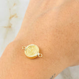 Herraje San Benito 0.95gr / 1.2cm / Oro Amarillo 18K *